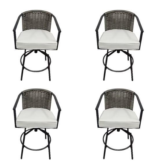 Sedgebrook Set of 4 Patio Chairs, Sedgebrook Fire Table, Kobalt Wheelbarrow - MSRP $2,600
