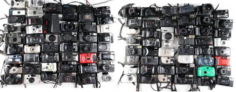 (Lot of 100) 35mm Film Cameras Including Canon, Nikon, Pentax, Minolta