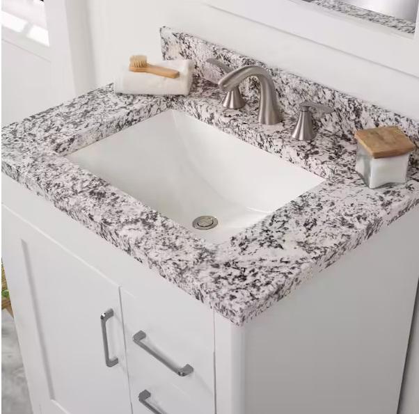 Plumbing - HDC 31inWx22inD Sink Top Vanity, ELLO&ALLO 30inWx36in Vanity Mirror, Glacier Bay - Est Retail $1,476