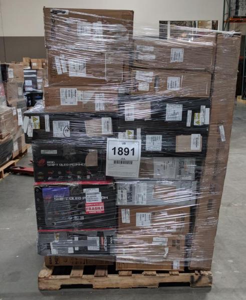 Gaming PC Computer Monitor Lot & More - $10.7K, 18-Qty.