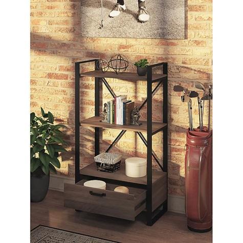 Furniture - Style Selections - Acadia Floating Bathroom Vanity, 3 Shelf Bookcase - MSRP $3,850