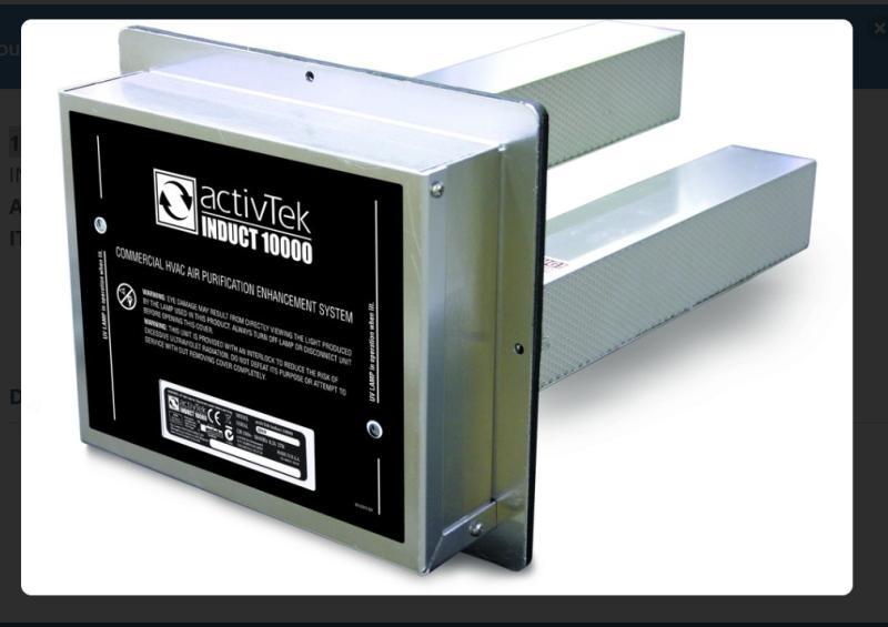 Aerus 120/240V Ultraviolet Air Cleaners - MSRP $6,040