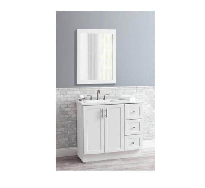 Home Improvement - Style Selections - Davies Bathroom Vanity, Morriston Single Sink Bathroom Vanity - MSRP $2,095