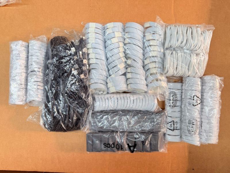 New Bulk Lot of 2250 Mixed Charging Cables MSRP $5,786