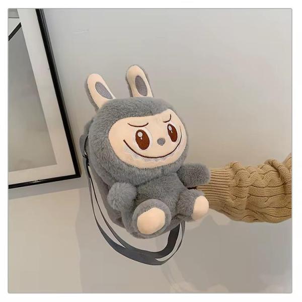 Qty: 50 - 2 in 1 Labubu Plush Dolls With pouches