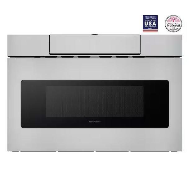 Appliances - Sharp 30inW 1.2cu.ft Built-In Microwave Drawer, Frigidaire 18,000 DOE BTU A/C, Vissani - Est Retail $4,589