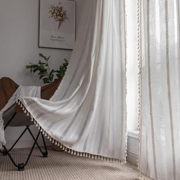 Home - Boho Semi-Blackout Curtains, Artificial Flowers, Bed Sheet Holders, Solar Lantern Dog Statue - MSRP $12,813