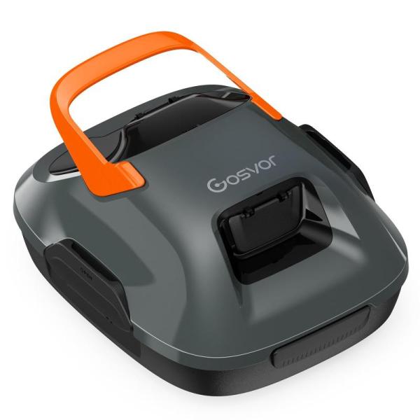 Lawn & Garden - Gosvor Cordless Robotic Pool Cleaner, Simple Deluxe 80 GPH Submersible Water Pump - MSRP $1,142