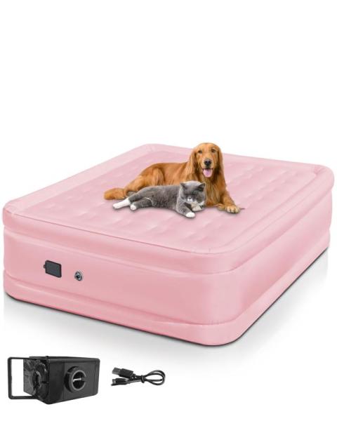 Home - Air Mattress Queen, Flower Balls, Comforter Set, LED Silent Wall Clock, Body Pillow - MSRP $1,064
