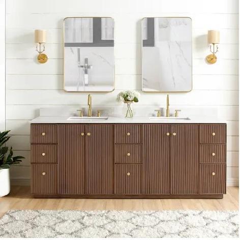 Miseno MV-NM-OZA84-WQT-BO Vanity Set - MSRP $2,549