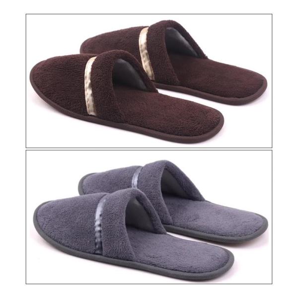 Qty: 250 Pairs - Warm and Fuzzy Slippers for Women Rubber Soles