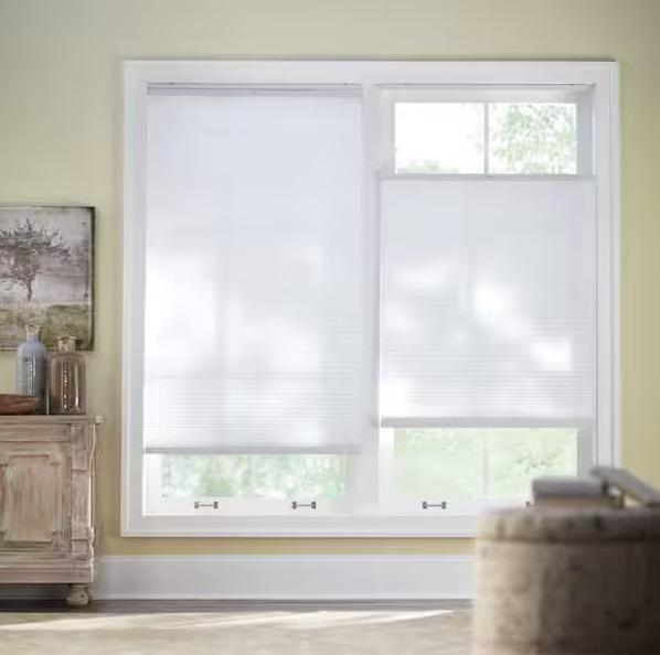 Window Decor - HDC Snow Drift Cellular Shades, Rod Desyne, EMOH, Perfect Lift Window Treatment - Est Retail $4,157