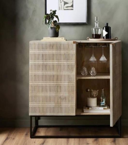 Truckload - Housewares - Taro Bar Cabinet, 63" Freestanding Solid Surface Bathtub Stone, Maxwell Table - MSRP $38,851