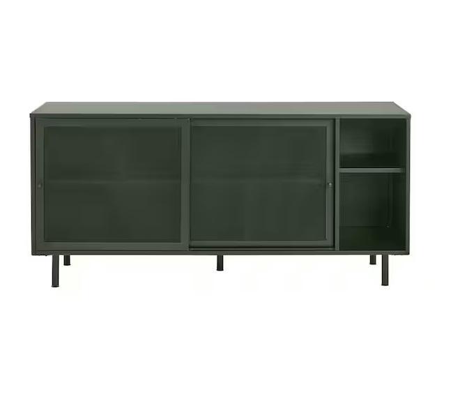 Home Decor - Olive Green Metal 63in Sideboard, MODWAY, Harper & Bright, SAUDER, Nearly Natural - Est Retail $2,611