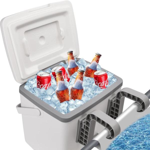 Outdoor - Insulated 13L Pool Hard Cooler with Handle - MSRP $2,549