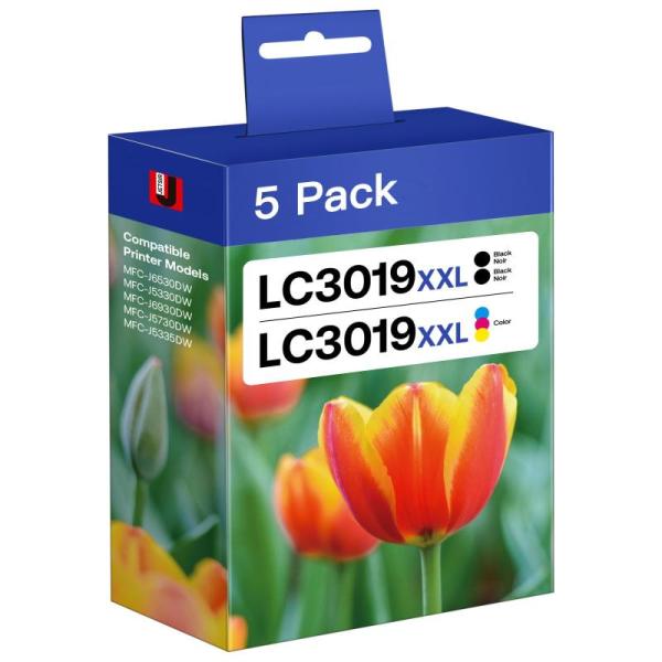 Office Supplies - LC3019XXL High Yield Compatible Ink Cartridge, Unjoo Plastic Protractor Math Protractors -MSRP $3,951
