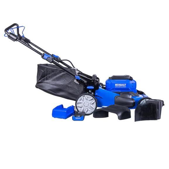 Kobalt 40V Self Propelled Mower, Kobalt Air Compressor, Milwaukee Fold Up Hand Truck - MSRP $3,139
