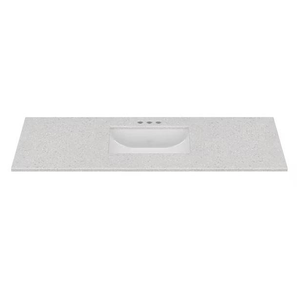 Plumbing- J Collection 55inWx22inD Vanity Top, NDS 5in Pro Series Channel Drain, KoenJinn, Croydexx - Est Retail $2,747