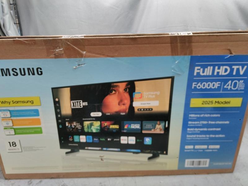 Salvage - Samsung 40" Class Full HD F6000 Smart TV - MSRP $34