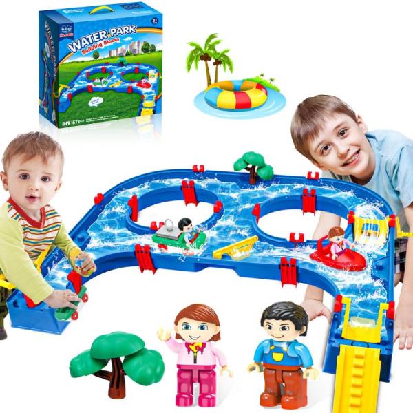 Toys - Sanco Water Track Playset, Milliana Riche Fairy Tale Cards, Volakk Kids Artwork Frames - MSRP $5,730