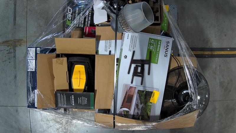 Style Selections Cauley 60in Double Sink Bathroom Vanity & Top, Wagner Wireless Paint Sprayer, EGO POWER+ - MSRP $3,050