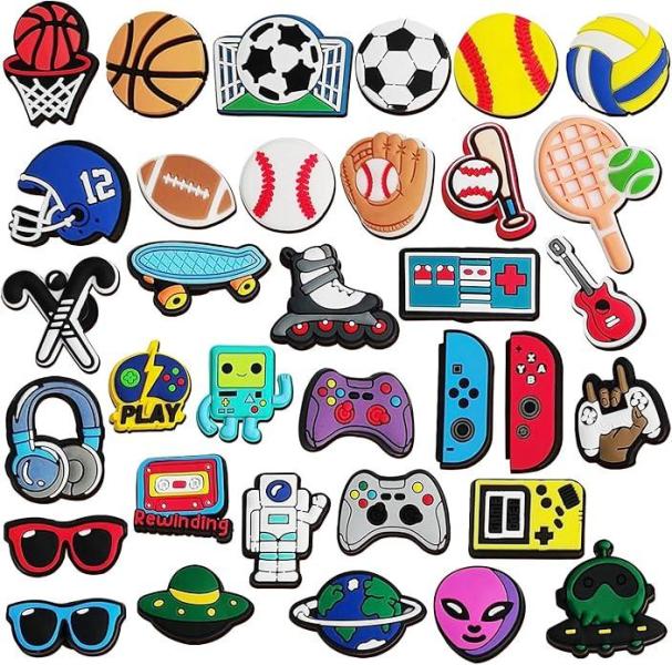 1000 - New Huge Assortment - Crocs Charms Mixed Lot - MSRP 12995.00