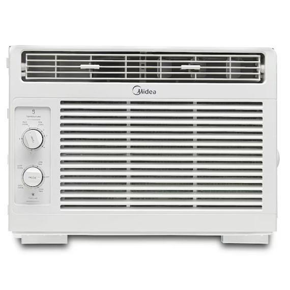 Midea Small Room Window Air Conditioner, Kobalt 24V Push Mower, Kobalt 40V Backpack Sprayer - MSRP $2,216