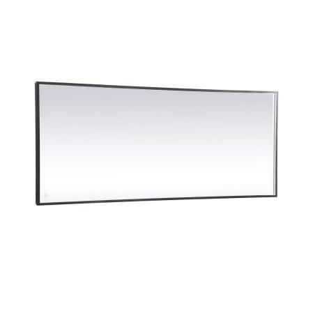 Elegant Lighting MRE63072BK Framed Bathroom Wall Mirror - MSRP $678