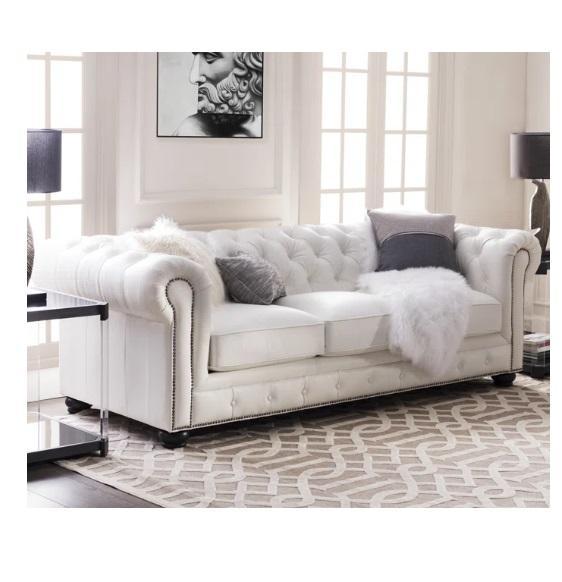 Truckload -Furniture - Freddie 95''W Leather Sofa, Brixham Farmhouse Super Hutch, Driftwood Coffee Table - MSRP $23,104