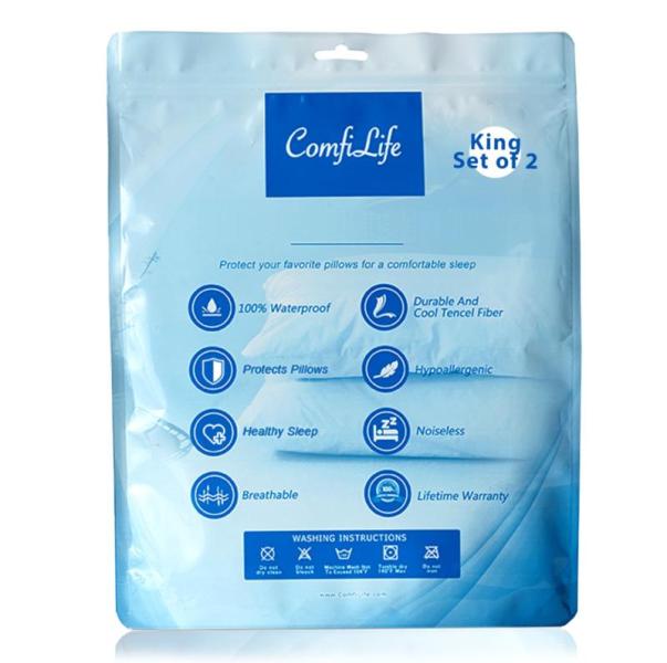 New/Overstock Pillow Protectors King Set of 2 Major Brand MSRP $31,489