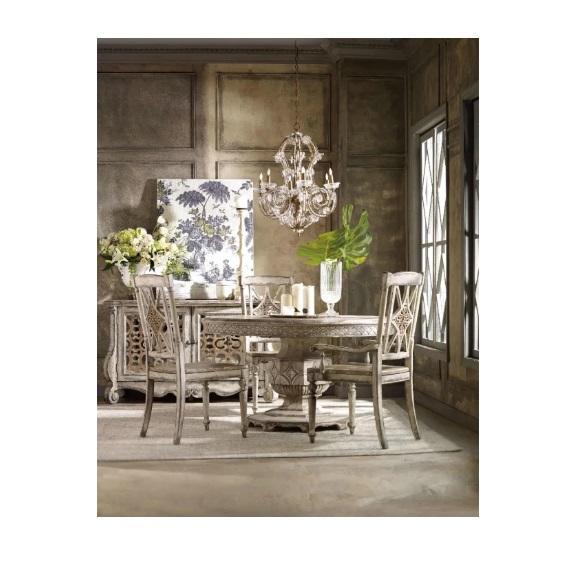 Truckload - Furniture- Chatelet Dining Tabletop/Leaf, Chatelet Table Base, Timera 4-Door Sideboard - MSRP $40,226