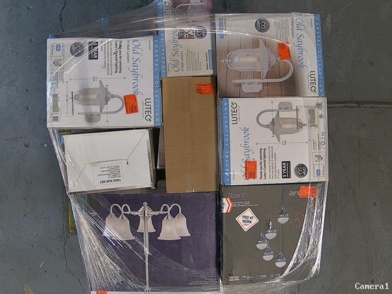 Lighting & Electrical - GE, Glitzer, Townly, Boswell - Est Retail $9,516- 3plts