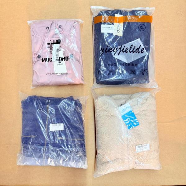 Bulk Lot of 100 Mixed Outerwear Jackets and Coats MSRP $5,786