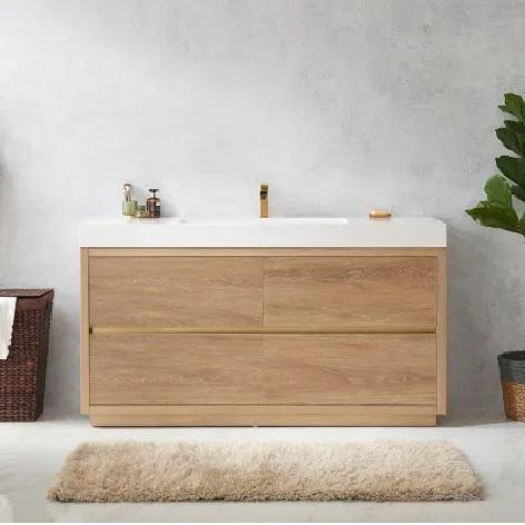 Miseno 703060-NO-WH-NM Single Basin Vanity Set - MSRP $1,307