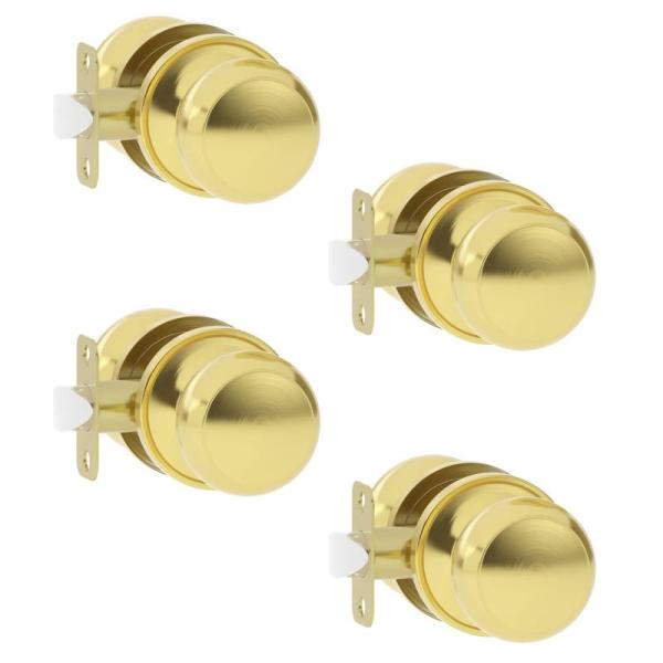 Home Improvement- LIAMST 72"x80" Magnetic Screen Doors, Asidrama Passage Brushed Gold Doorknobs, Wallpaper -MSRP $3,051