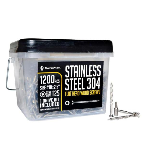 Home Improvement - FM FastenMon 2-1/2 Deck Screws, Slevoo SJ-RO75R Reverse Osmosis System - MSRP $1,227