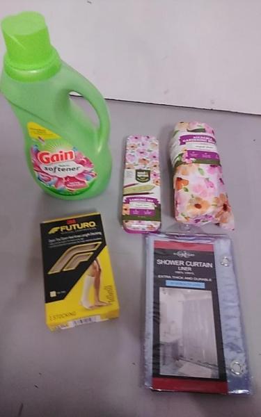 Home - Seed & Sprout Labeling Set, Gain Fabric Softener, Shower Curtain Liner - MSRP $7,067