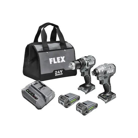 Flex 2-Tool Combo Kit, EGO 56V Hedge Trimmer, Project Source Flynt Kitchen Faucet - MSRP $2,854