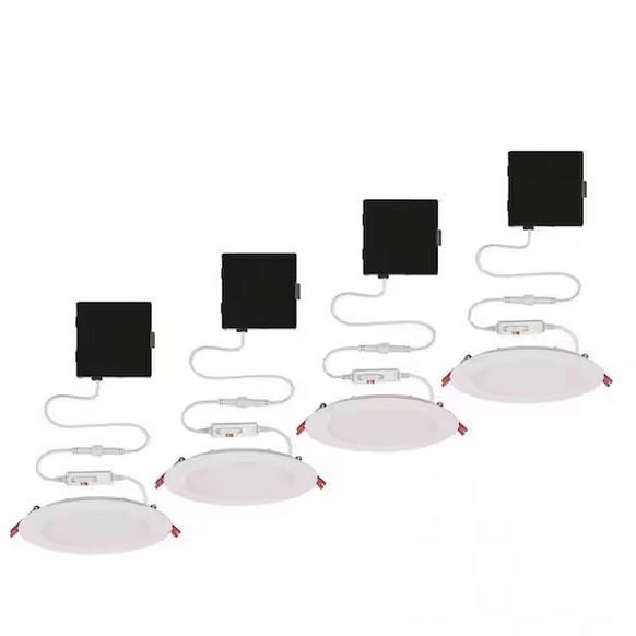 Lighting & Electrical - Commercial Electric Ultra Slim Integrated LED Recessed Lights - Est Retail $9,613- 1plt