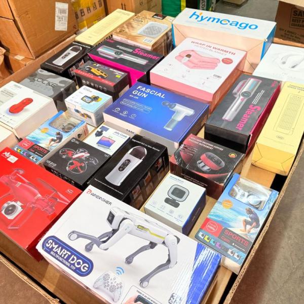Bulk Lot of 500 Mixed Electronics, Gadgets & Home Goods MSRP $15,000
