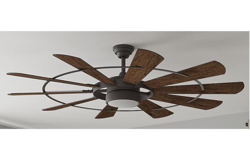 Harbor Breeze Henderson 60in LED Ceiling Fan, Talamore 60in LED Ceiling Fan, EGO POWER+ POWERLOAD Trimmer - MSRP $2,739