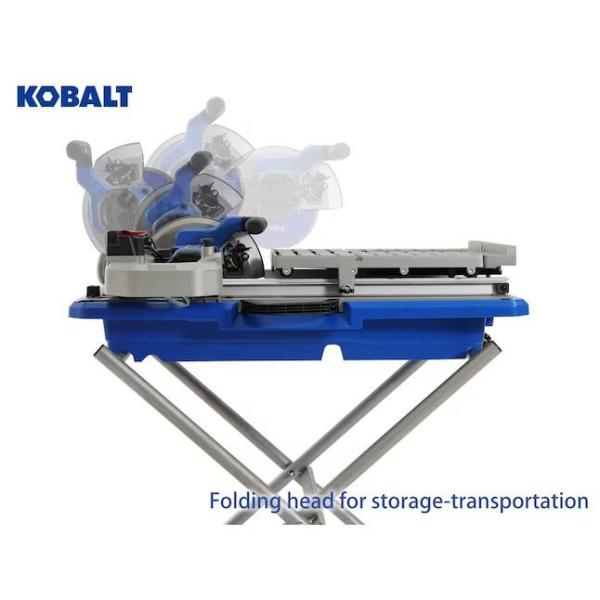 Kobalt Folding Sliding Table Tile Saw, Kobalt Gen4 40-volt 14-in Chainsaw, CRAFTSMAN Gas String Trimmer - MSRP $3,418
