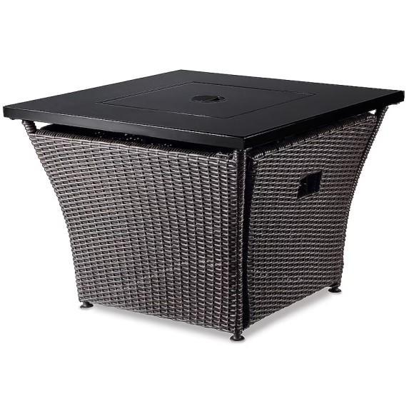 Blue Rhino LP Fire Table, Cantrell Double Sink Vanity, Centreville 42" LED Ceiling Fan - MSRP $2,048