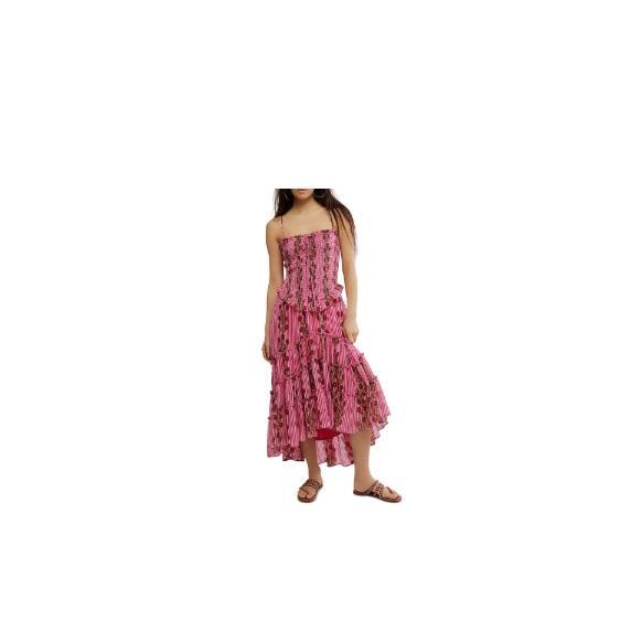 Apparel - Free People Alejandra Floral Midi Dress, SPANX Ecocare Shaping Brief, Wacoal, Natori - Original MSRP $1,535