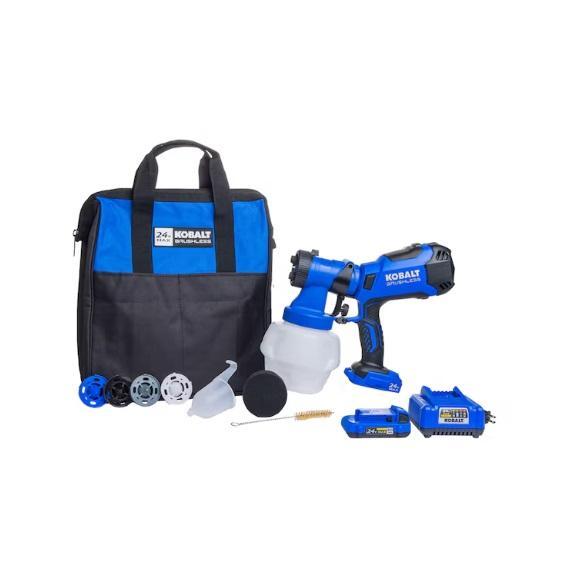 Kobalt Cordless Battery Handheld HVLP Paint Sprayer, CRAFTSMAN WS2200 25cc Gas String Trimmer, Kwikset - MSRP $3,178