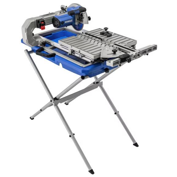 Kobalt Sliding Tile Saw, Craftsman Gas Chainsaw, Dixon 5-Light Ring Chandelier - MSRP $4,079
