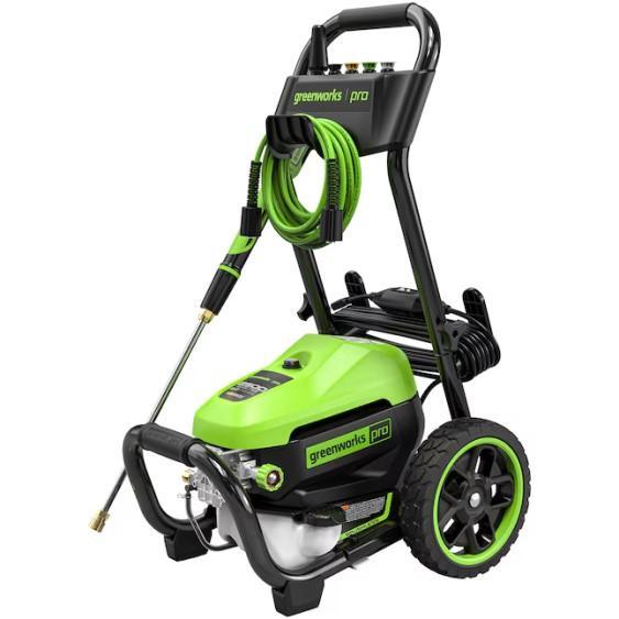 Greenworks Pressure Washer, Kobalt Backpack Sprayer, Summersville 52" LED Ceiling Fan - MSRP $3,335