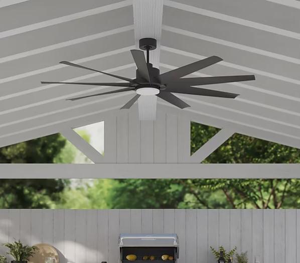 Fanimation 64" LED Ceiling Fan, EGO 56V Chainsaw, Milwaukee 2-in-1 Fold Up Hand Truck - MSRP $3,023