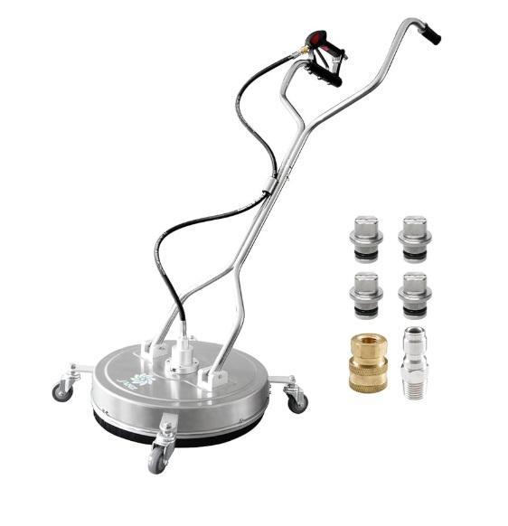 janz 20" Pressure Washer Surface Cleaner, Vintage 9-in-1 Record Player Turntable, Electric Chafing Dish - MSRP $1,458