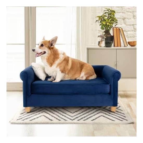 dCee Medium Dog Sofa, Sharp Countertop Microwave Oven, Deco 79 Wood Planter Set - MSRP $2,480